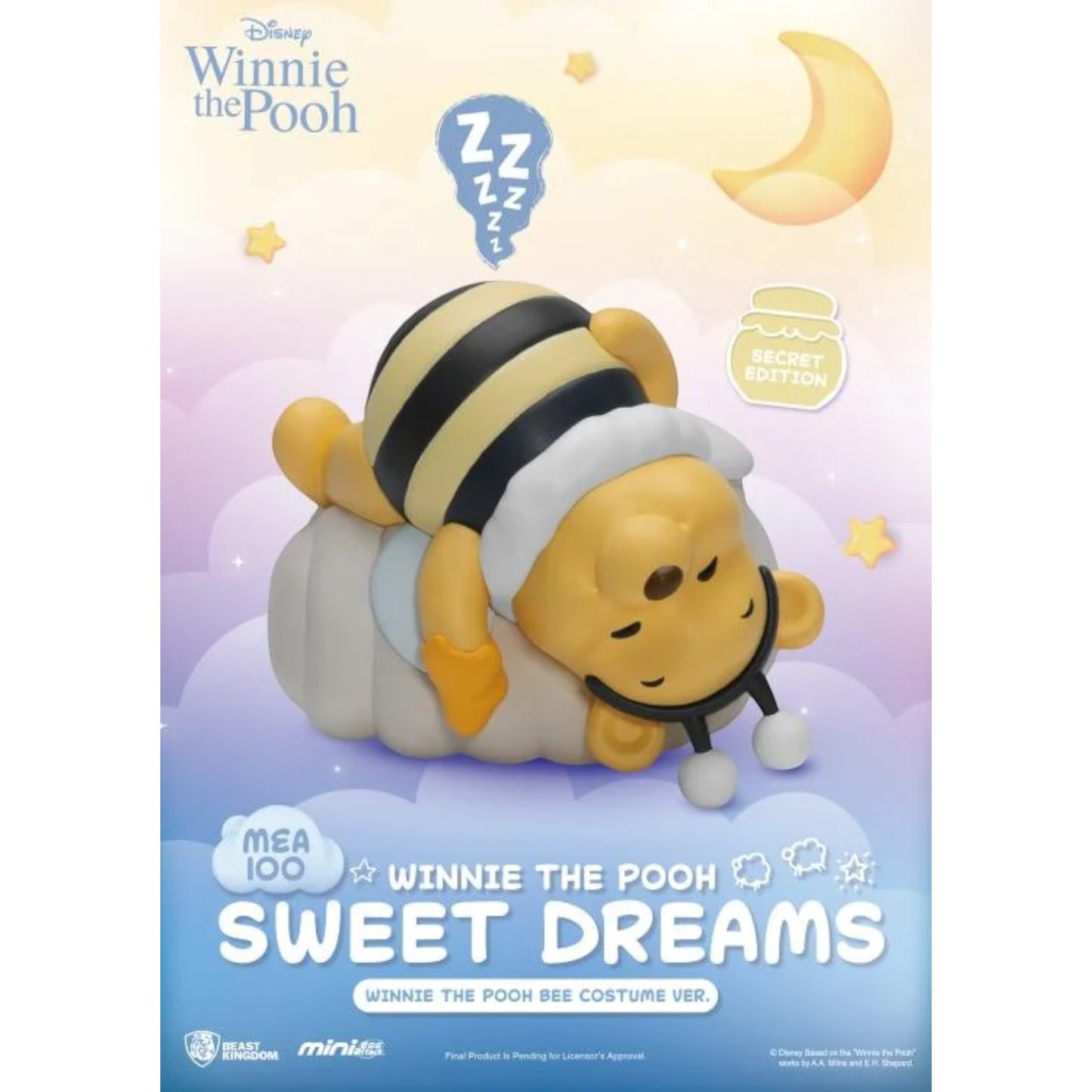 Beast Kingdom Mini Egg Attack Winnie the Pooh Sweet Dreams series figures - Pooh Bee