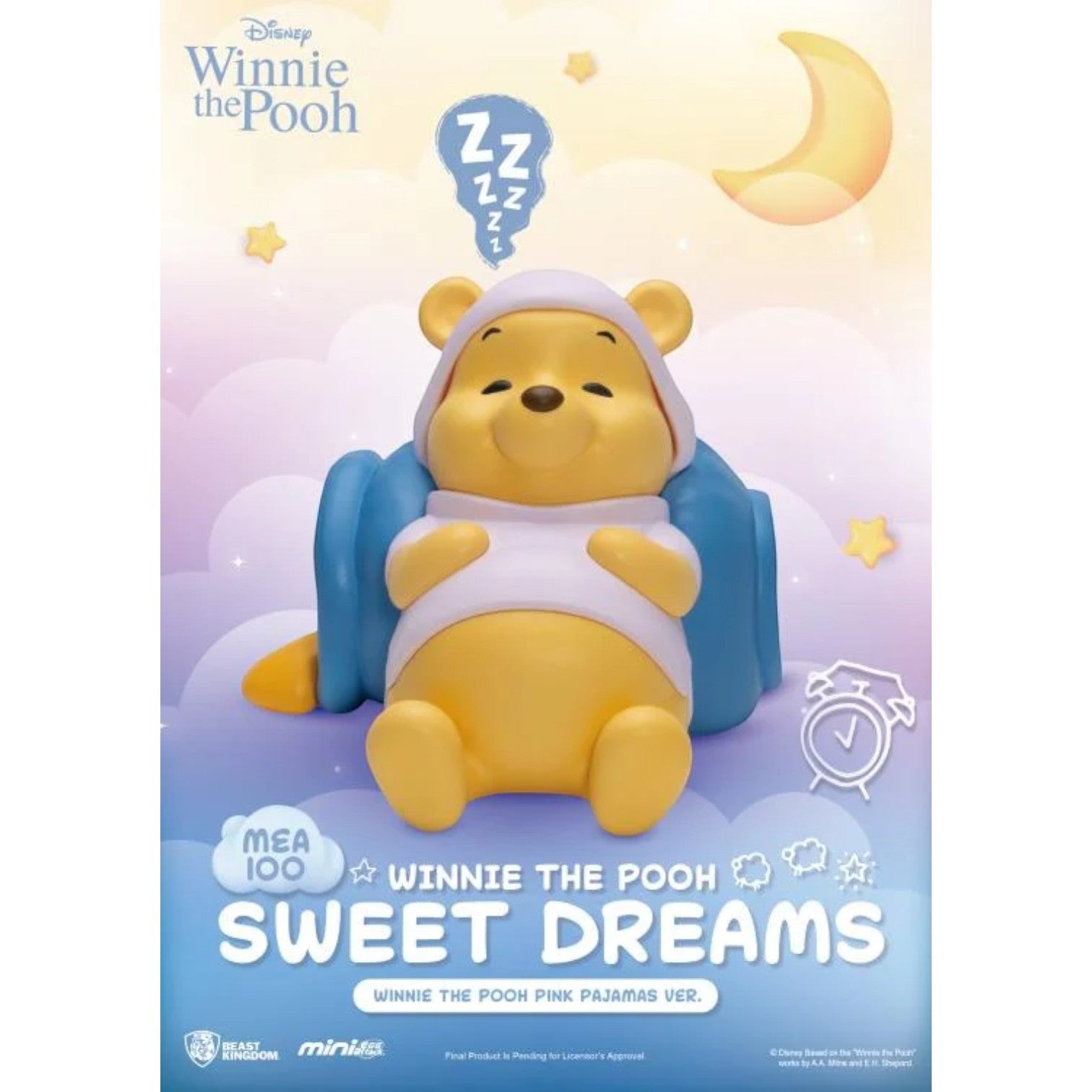 Beast Kingdom Mini Egg Attack Winnie the Pooh Sweet Dreams series figures-Pooh