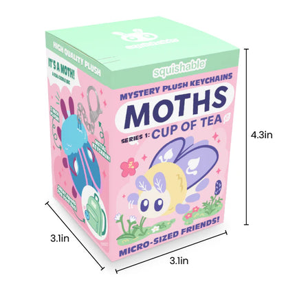 Squishable Micro Moths Series 1: Cup of Tea Blind Box Plush Keychain