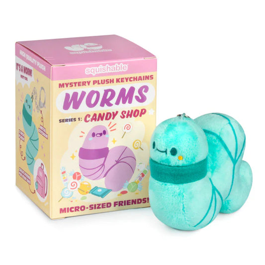 Squishable Micro Worms Series 1: Candy Shop Blind Box Plush Keychain