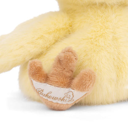 Bukowski Bears Baby Chicky plush featuring soft yellow fur, a cute little beak, and a fluffy tuft on his head.