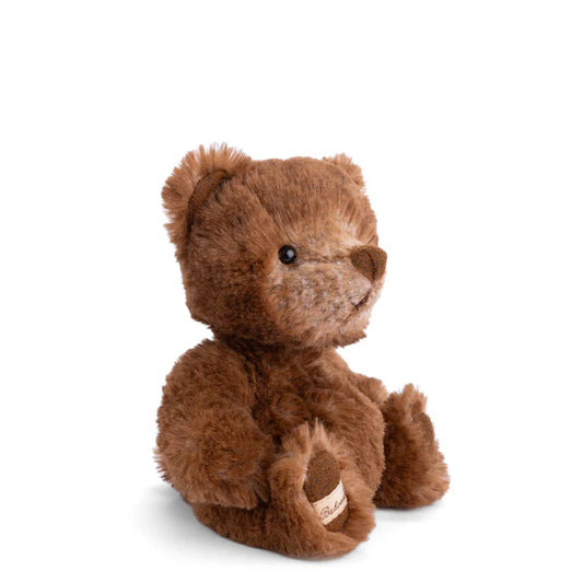 Bukowski Bears Baby Ranger plush teddy bear featuring cloud-soft cocoa-brown fur and a sweet textured nose.