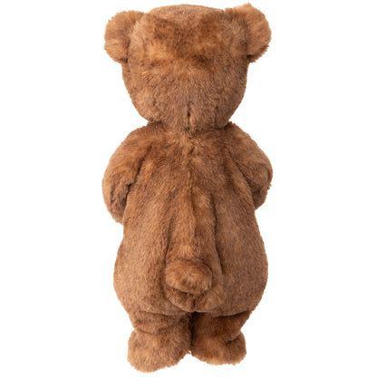 Bukowski Bears Ranger 13-inch plush brown bear sitting down, featuring luxurious soft fur and a textured nose.