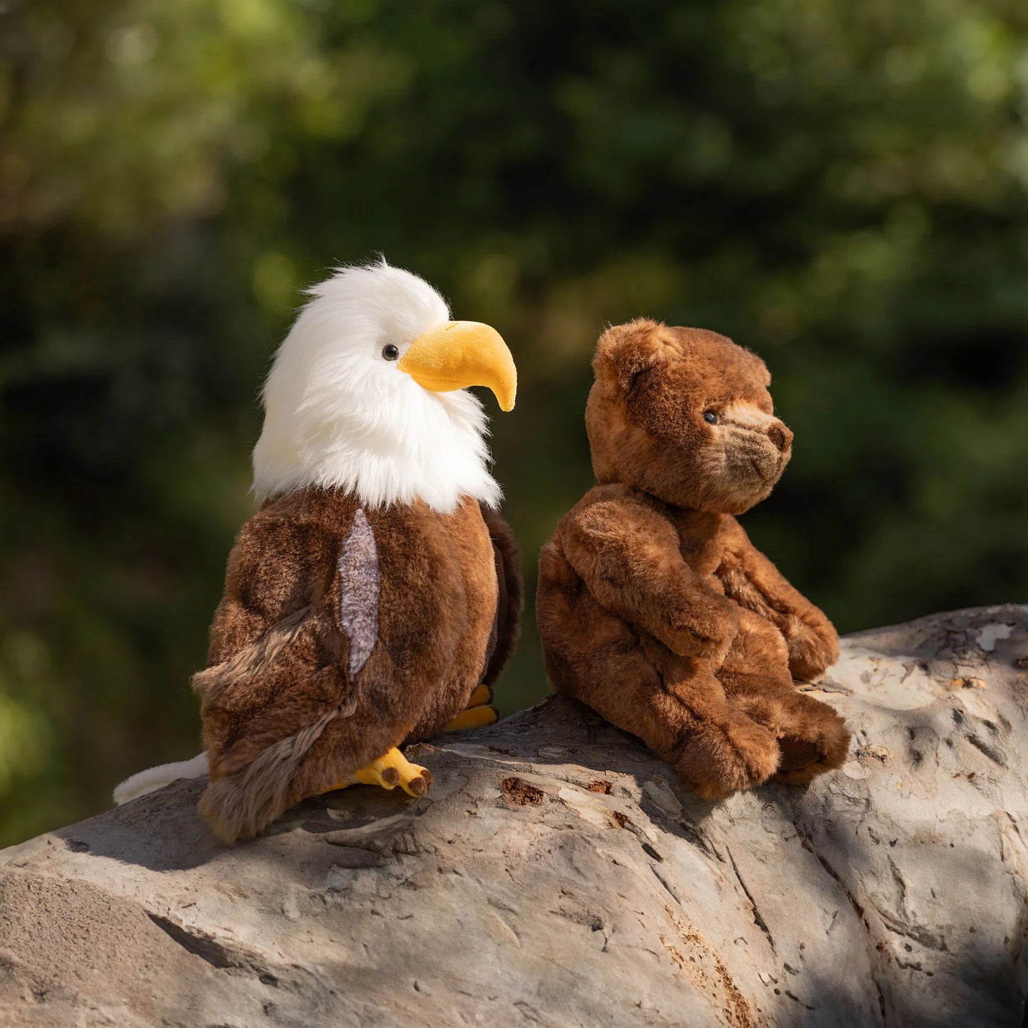 Bukowski Bears Ranger 13-inch plush brown bear sitting down, featuring luxurious soft fur and a textured nose.
