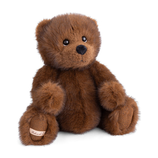 Bukowski Bears Witold The Great classic teddy bear plush featuring a fluffy chestnut-brown coat and generously fluffed paws.