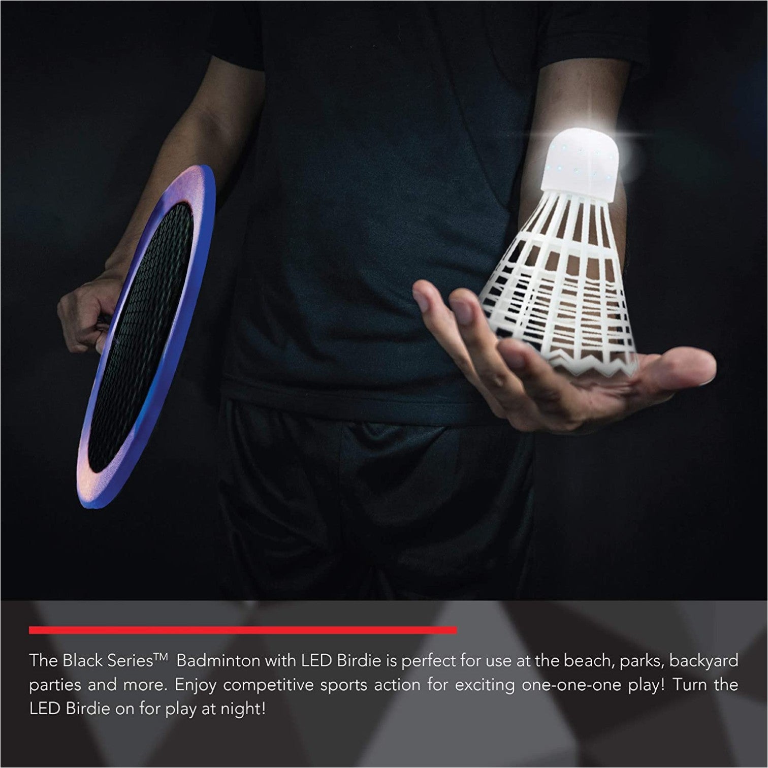 Badminton Game with LED Lights Birdie image 5