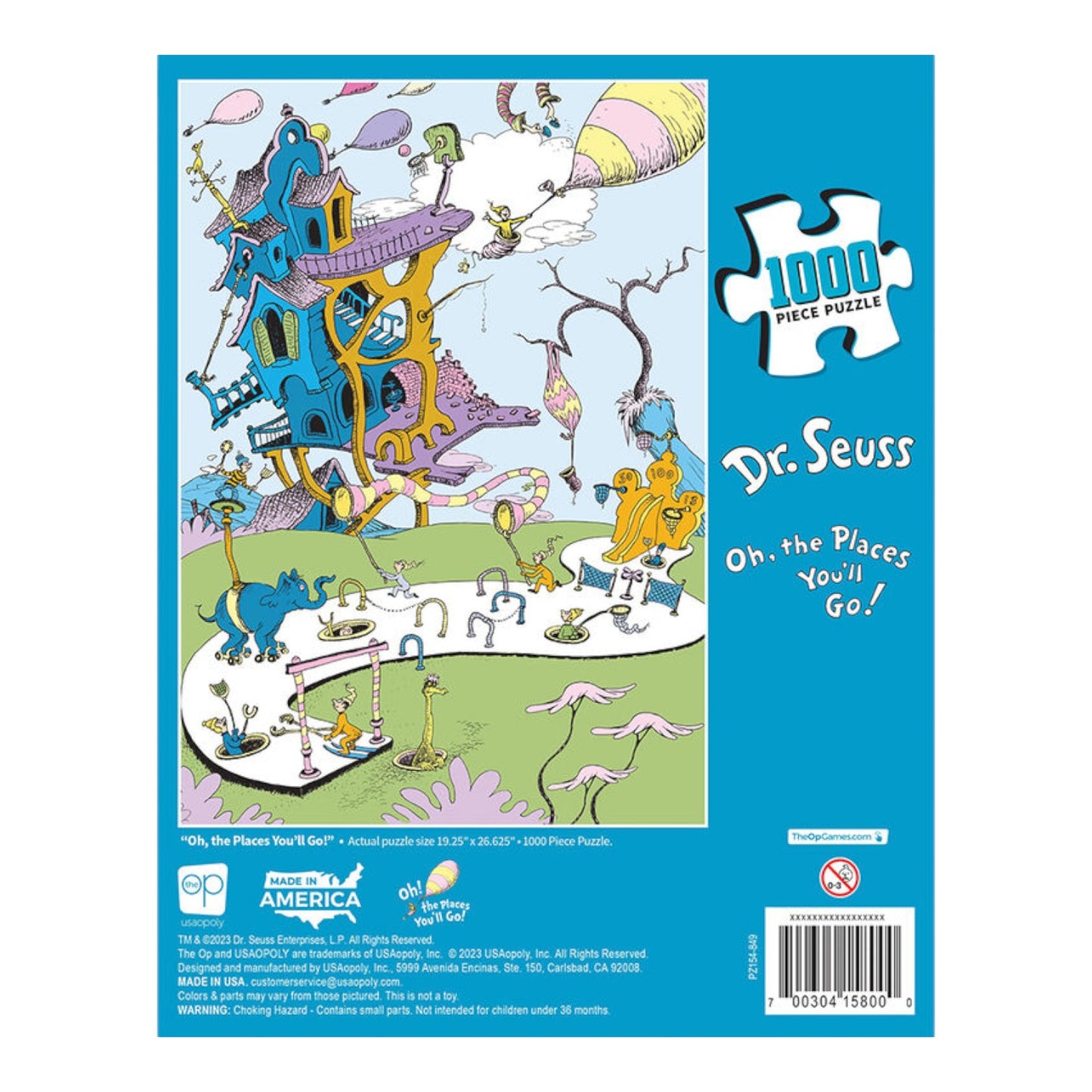 Dr. Seuss "Oh, the Places You'll Go!" 1,000 Piece Puzzle image 3