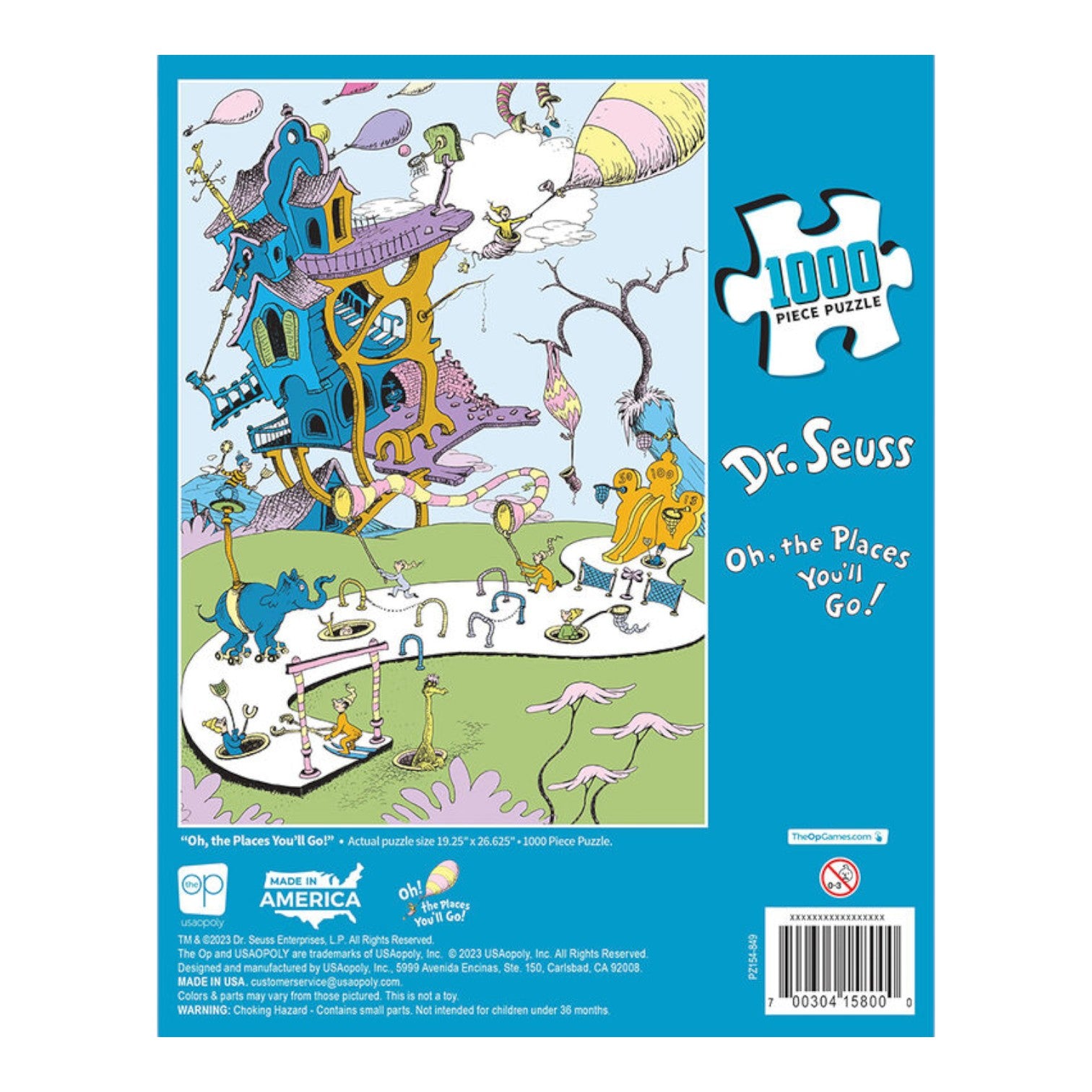 Dr. Seuss "Oh, the Places You'll Go!" 1,000 Piece Puzzle image 3