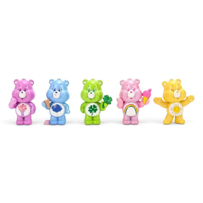 Five Jada Toys Metalfigs Care Bears toy bear figures .