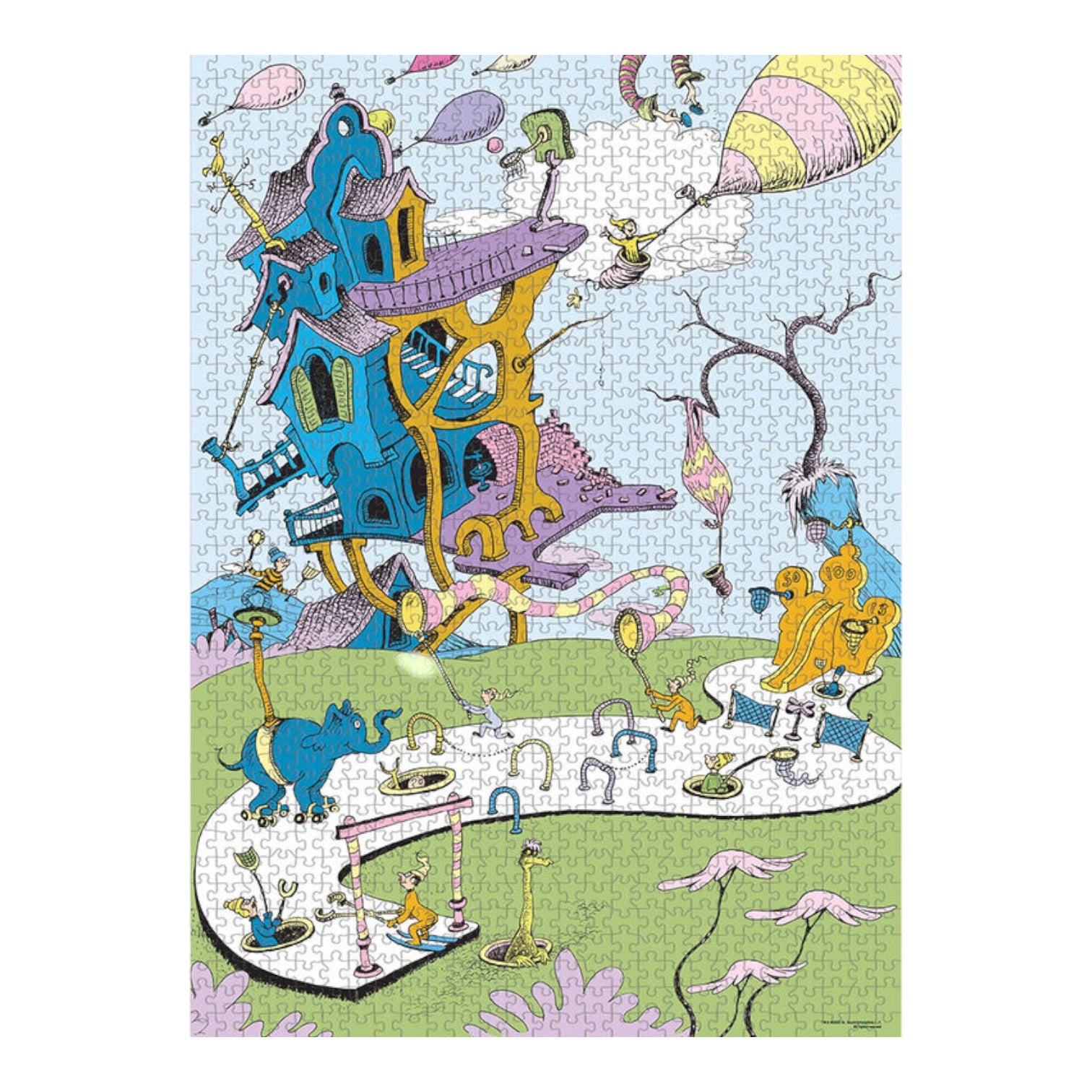 Dr. Seuss "Oh, the Places You'll Go!" 1,000 Piece Puzzle image 2