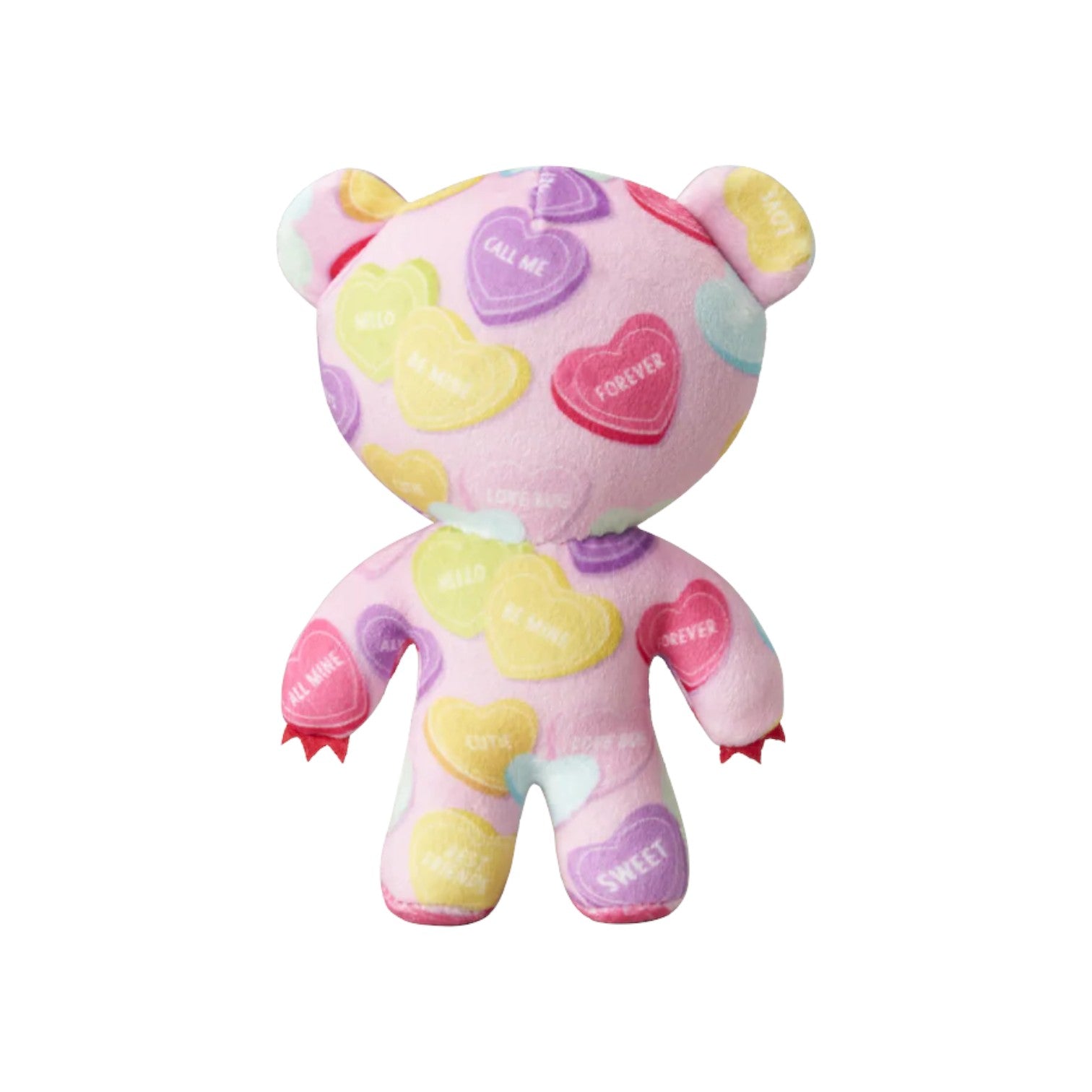 Back view of Deddy Bears Series 2 Valentine's Day Edition Bemine Bear 6-inch plush