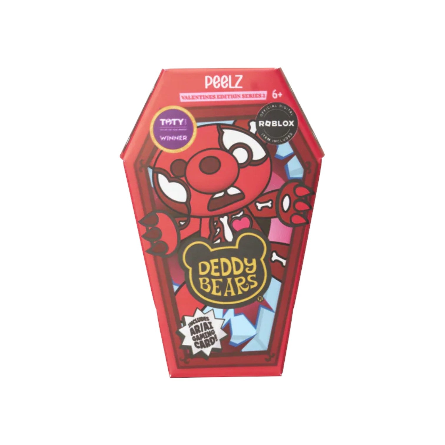 Deddy Bears Series 2 Valentine's Day Edition Peelz 6-inch plush coffin box