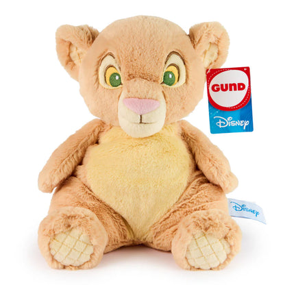 Disney GUND Oh So Snuggly Nala 12.5-inch plush, a tan lioness with quilted jersey accents.