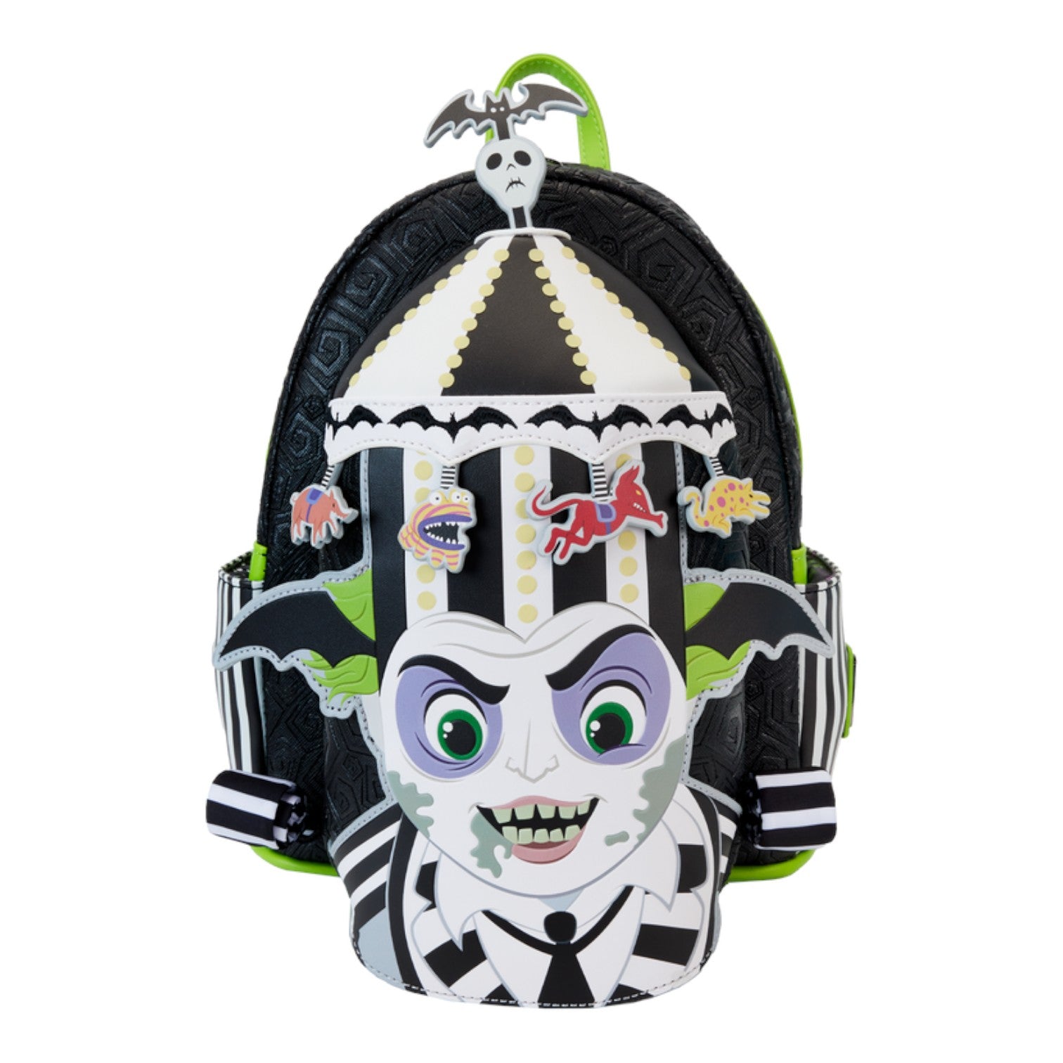 Loungefly Beetlejuice Carousel Hat Light Up Cosplay Mini Backpack image 0