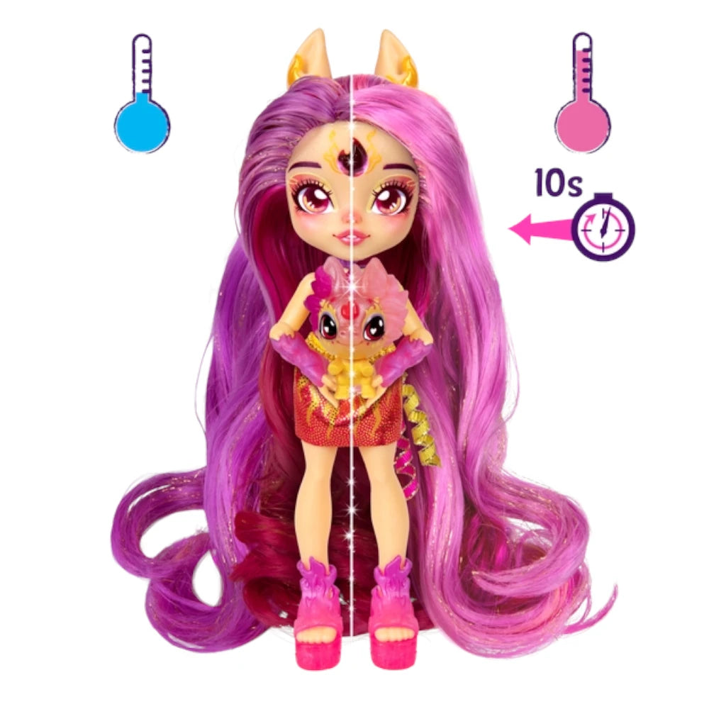 Magic Mixies Pixlings Shimmerverse Galaxy Hair Doll S2 - Pippa image 1