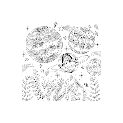 Follow Your Dreams Artist's Coloring Book featuring a vibrant illustrated tree and nature scene on the cover.