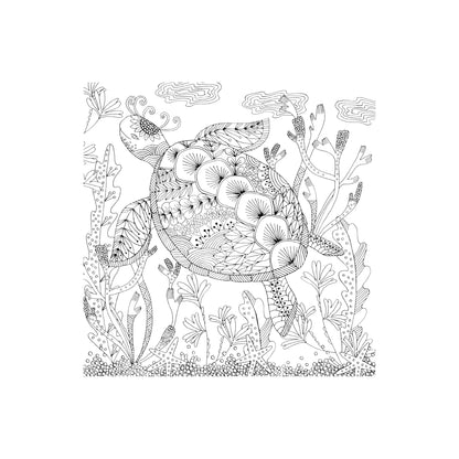 Follow Your Dreams Artist's Coloring Book featuring a vibrant illustrated tree and nature scene on the cover.