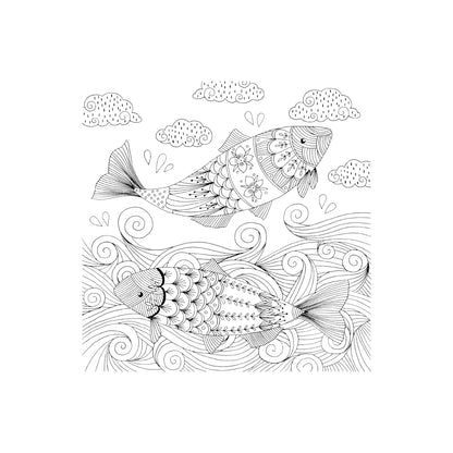 Follow Your Dreams Artist's Coloring Book featuring a vibrant illustrated tree and nature scene on the cover.