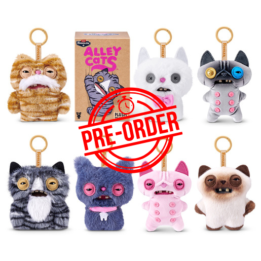 Fuggler Alley Cats Plush Keyring - Blind Box