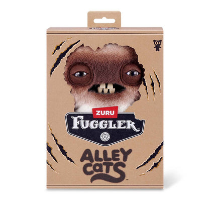 Box of Zuru Fuggler Alley Cats toy with a cat-like creature design.
