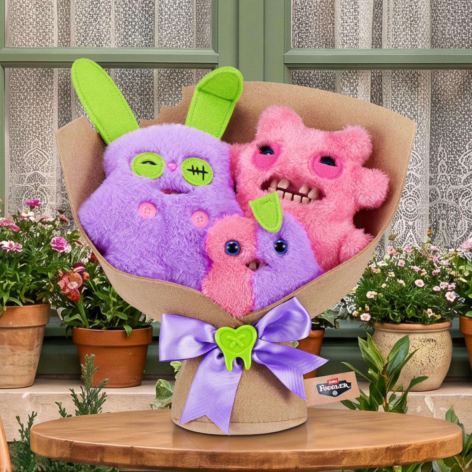 Fuggler Bouquets Plush Set - Rabid Rabbit & Nobbynuts | ReChild
