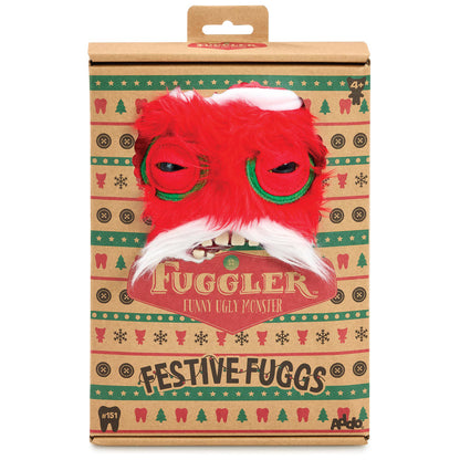 Fuggler Festive Fuggs Santa plush by ZURU at ReChild Canada front of display box
