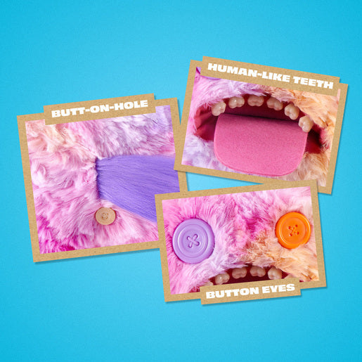 Three cards with with Fuggler features