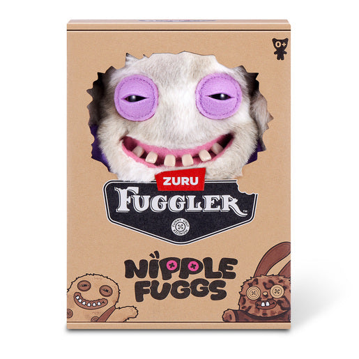 Box of Zuru Fuggler Nipple Fuggs toy with cartoon character on a white background