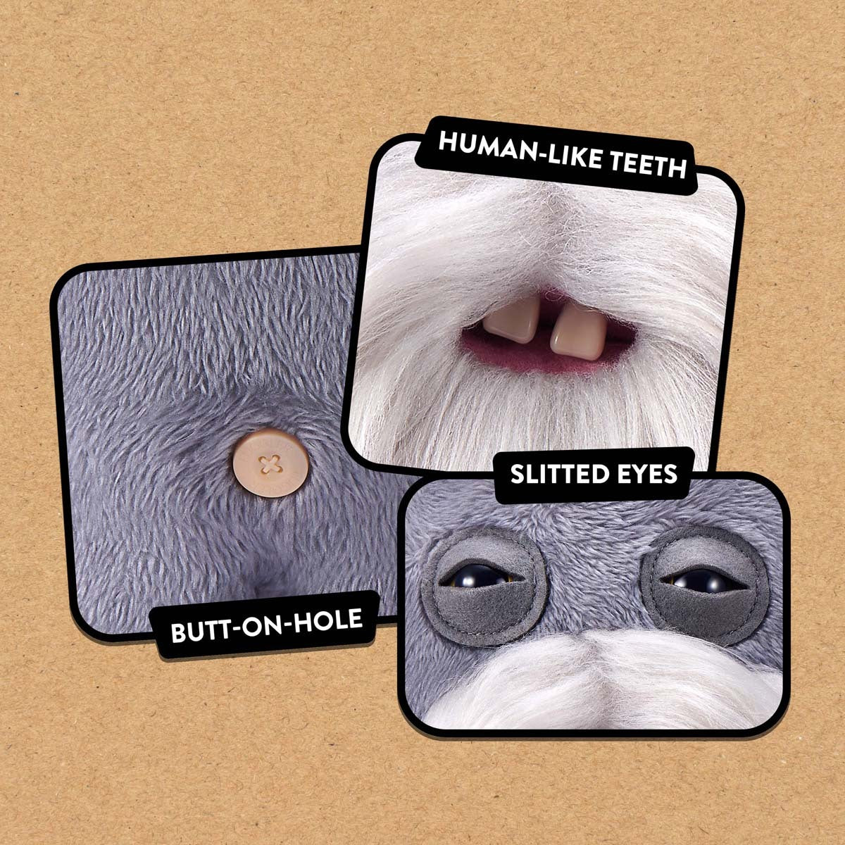 Close up features for Fuggler Old Fogies Captain Cardiac 