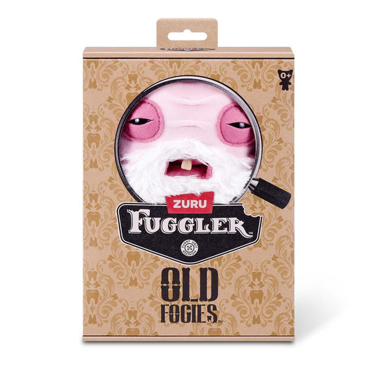 Fuggler Old Fogies toy packaging with decorative patterns and Zuru branding.