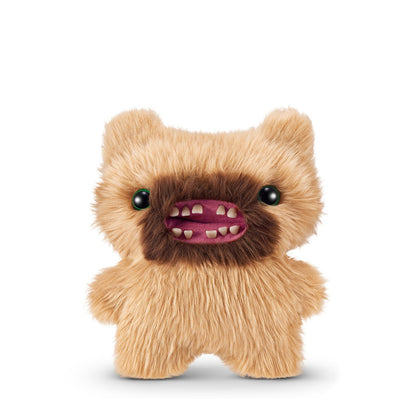 Hairy Fuggs Screech Fuggler plush with tan fur and quirky beard
