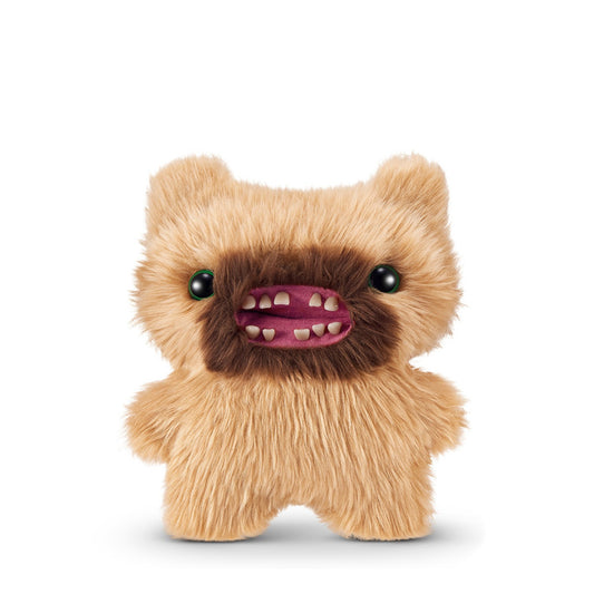 Hairy Fuggs Screech Fuggler plush with tan fur and quirky beard