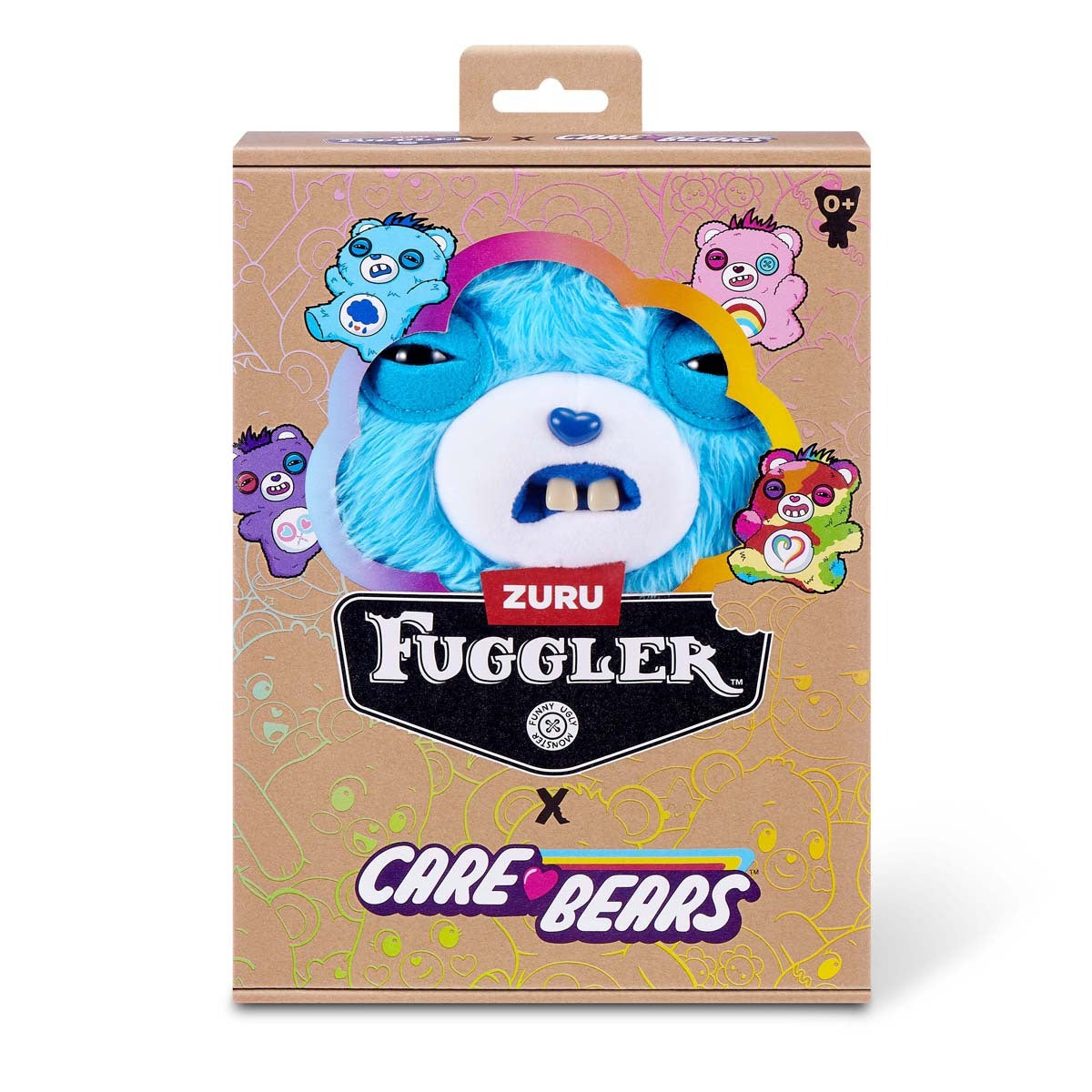 Fuggler x Care Bears Grumpy Bear plush in Display box with Zuru Label
