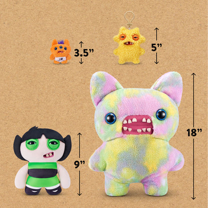 Size comparison chart for Fuggler x Powerpuff Girls Buttercup plush