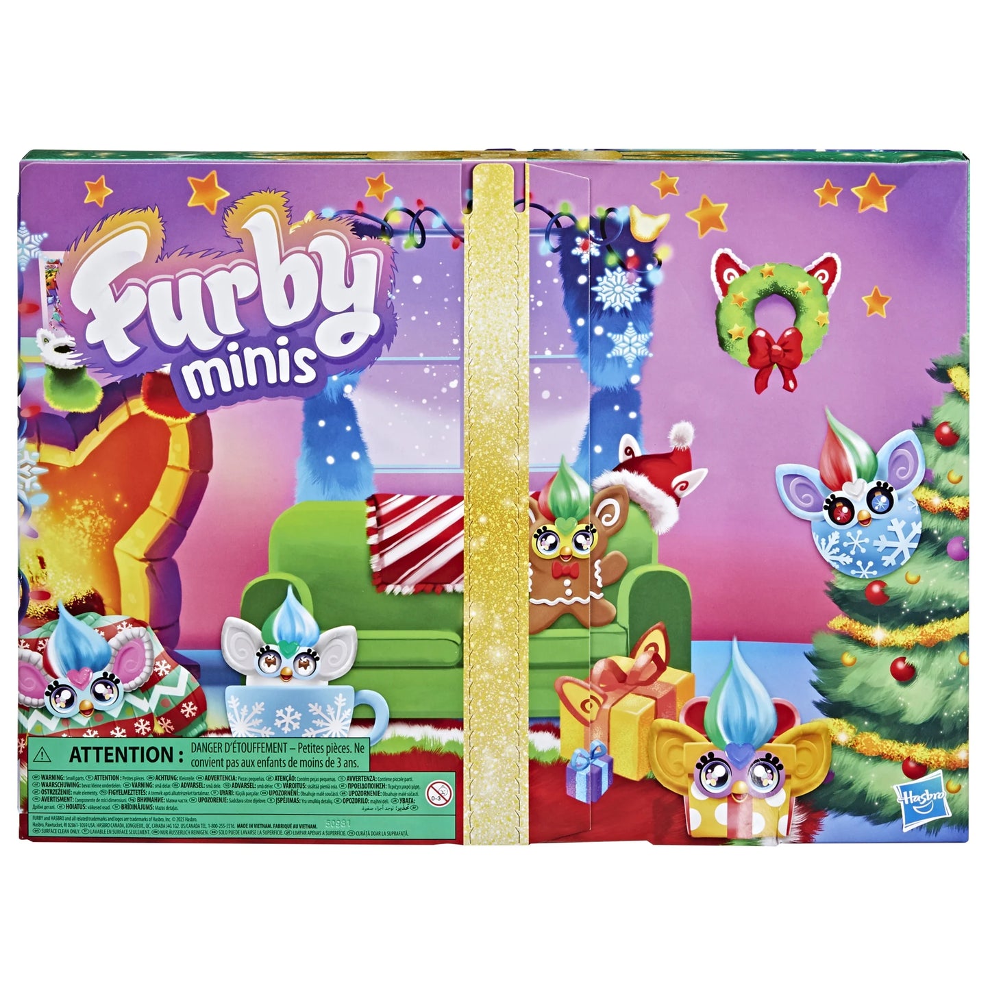 The Furby Minis Advent Calendar display box