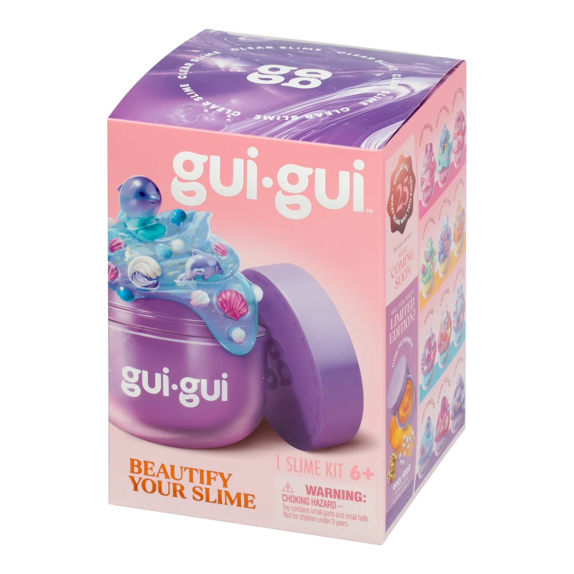 Gui Gui Beautify Your Slime single pack blind box kit in purple packaging