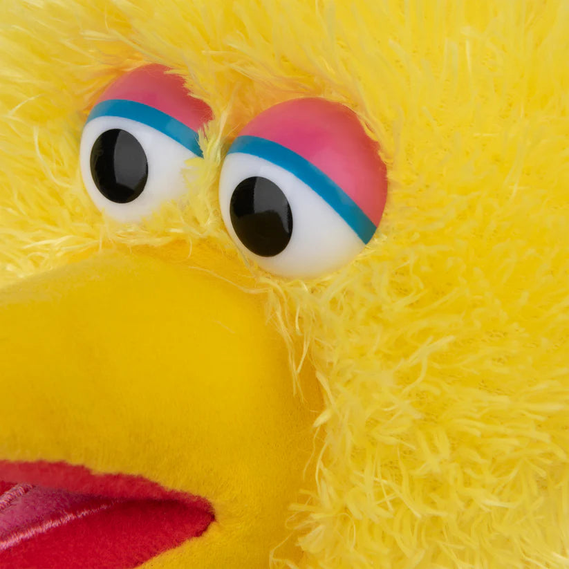 Close-up of GUND Sesame Street Big Bird 14-inch plush