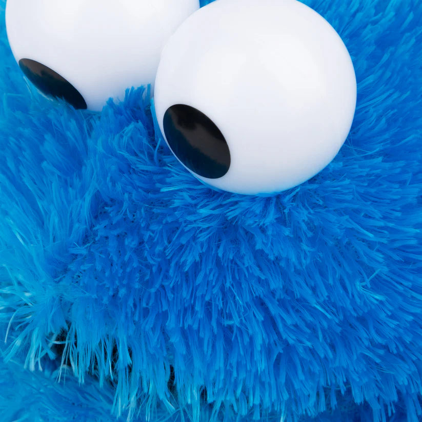 Close-up of GUND Sesame Street Cookie Monster 12-inch plush 