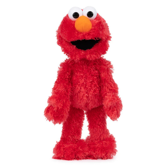 GUND Sesame Street Elmo 13-inch plush with a smiling face on a white background