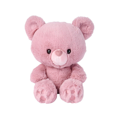 GUND Valentine's Day Moment Kai Rose 10-inch plush teddy bear, featuring pink fur and a heart-shaped nose.