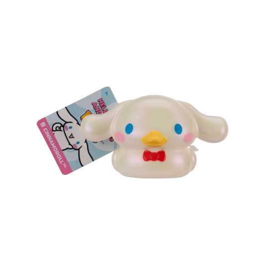 Hello Kitty and Friends Duckz Cinnamoroll 2-inch figure, a stylized white duck mashup with long ears.