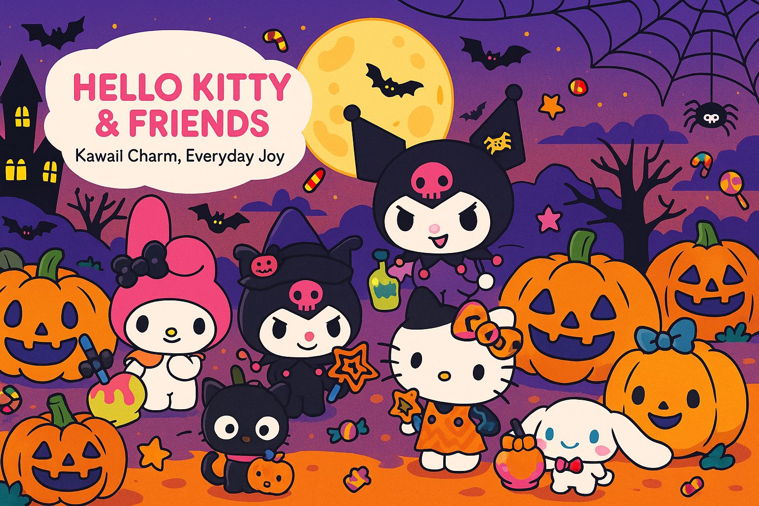 Hello Kitty and Friends toys, plush, and collectibles in Canada – Hello Kitty, Kuromi, Cinnamoroll, My Melody, Keroppi, Pompompurin