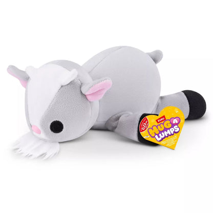 Graham the Goat baby-size weighted plush toy by ZURU featuring a grey and white body with a fuzzy white beard.