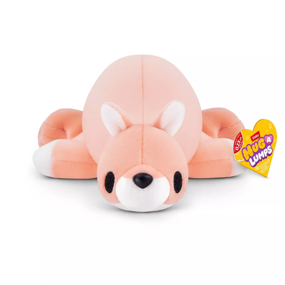 Jess the Kangaroo baby-size weighted plush toy by ZURU featuring a soft peach-colored body and white facial accents.