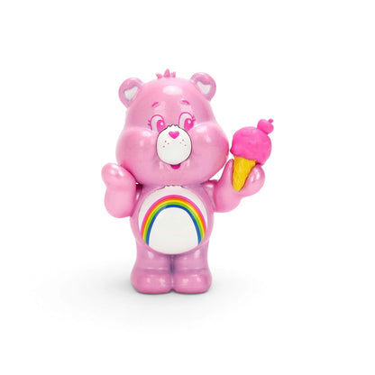 Jada Toys Metalfigs Care Bears Cheer Bear 2.5-inch die-cast metal figure in pink with a rainbow belly badge.