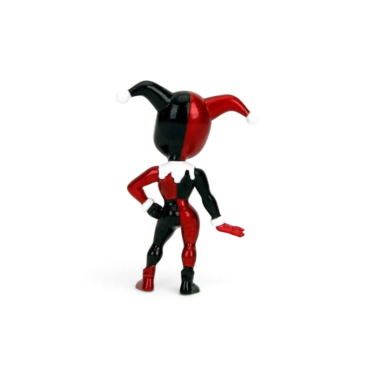 Jada Toys Metalfigs DC Batman Harley Quinn 6.5 cm die-cast metal figure in her classic black and red costume.