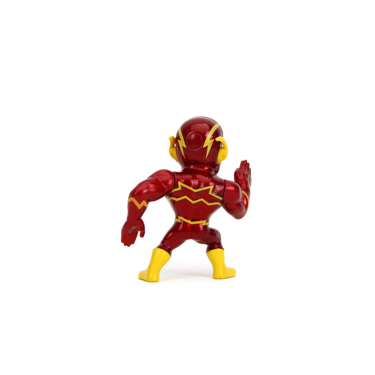 Jada Toys Metalfigs DC Wave 2 The Flash 2.5-inch die-cast metal figure in his metallic red suit posing mid-run.