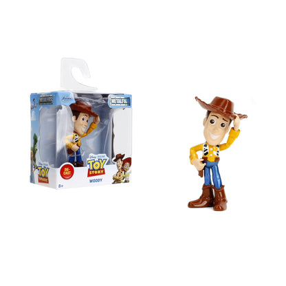 Jada Toys Metalfigs Disney Pixar Toy Story Wave 1 Woody 2.5-inch die-cast metal figure tipping his cowboy hat.