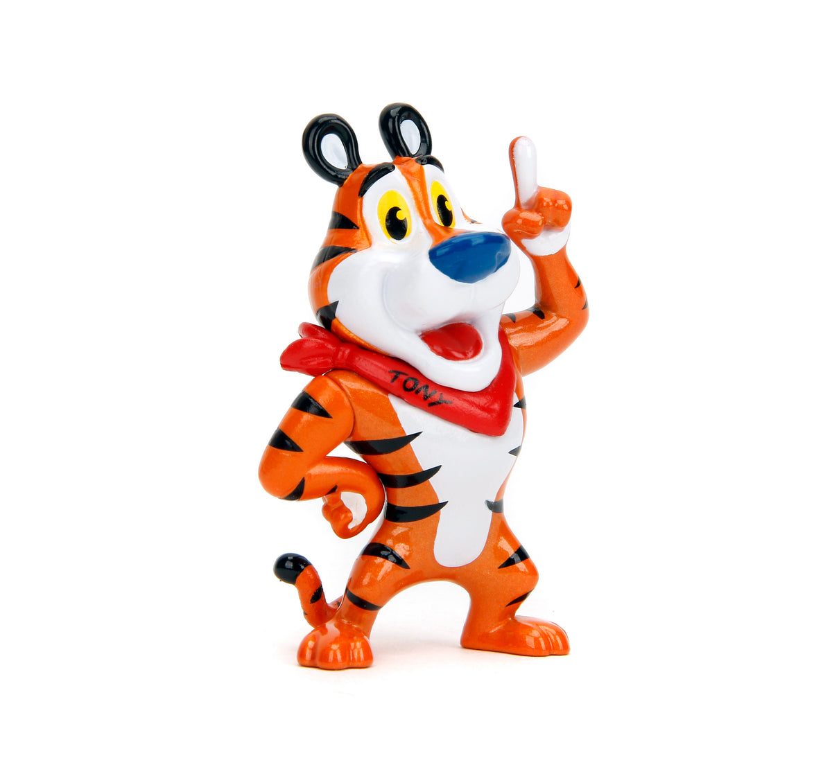 Jada Toys Metalfigs Kellogg's Frosted Flakes Tony the Tiger 2.5-inch die-cast metal figure wearing his classic red bandana.
