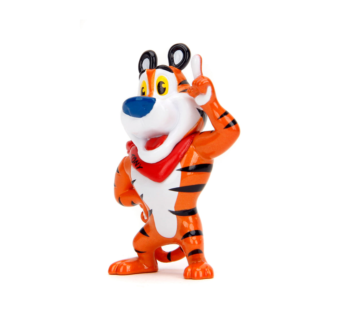 Jada Toys Metalfigs Kellogg's Frosted Flakes Tony the Tiger 2.5-inch die-cast metal figure wearing his classic red bandana.